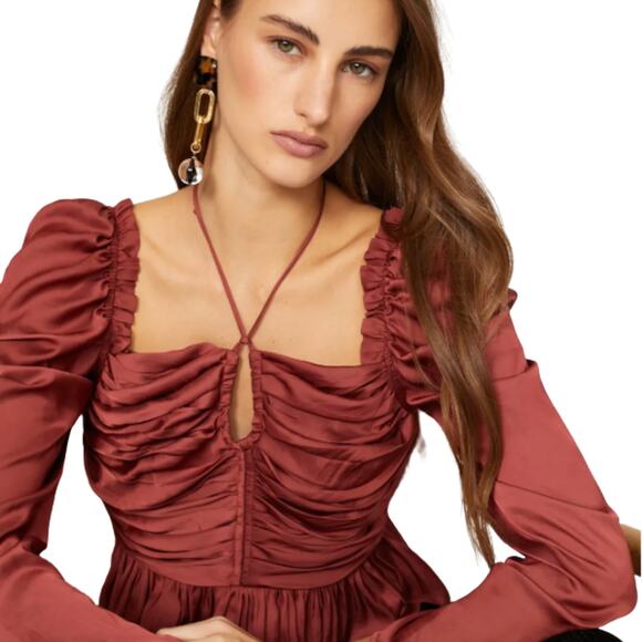 Ulla Johnson Rust Blouse - Picture 2 of 15